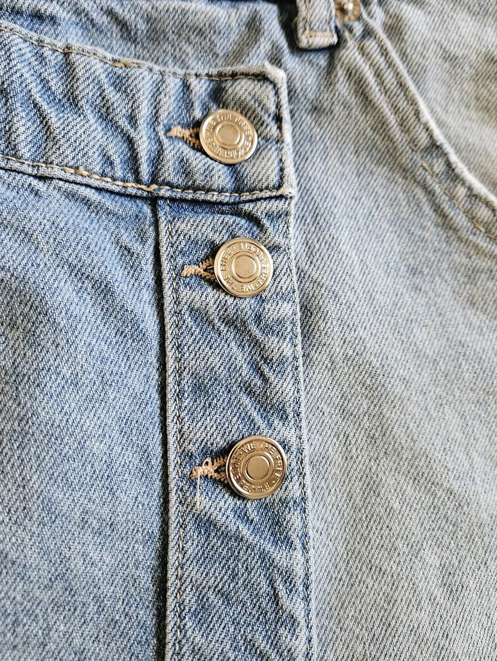 Free People Wynne Denim Skirt Size 29